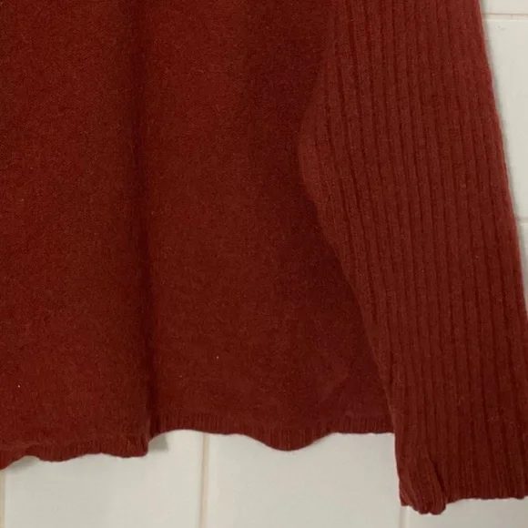 Patagonia Mock Half Zipper 💯 Wool Knit Unisex Sweater Size L - Picture 10 of 14